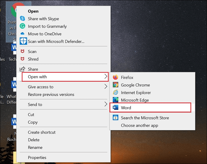 Ouvrir un PDF avec Word