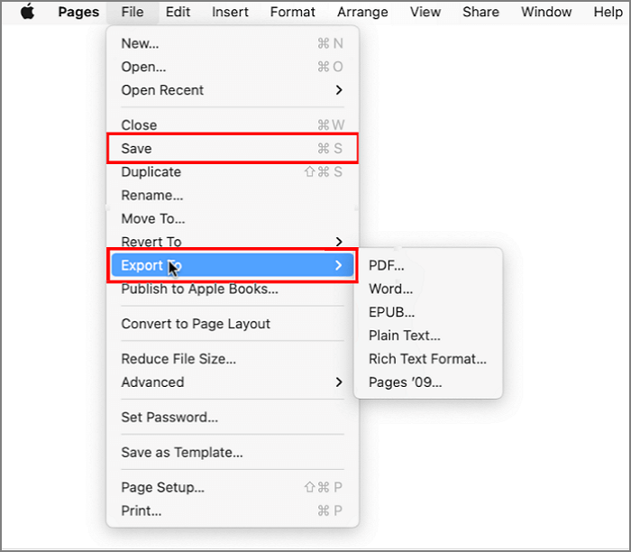 Enregistrer le PDF modifié