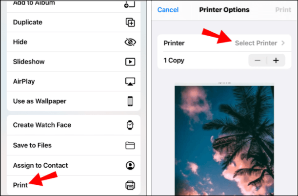 Imprimer un PDF recto-verso depuis l'iPhone