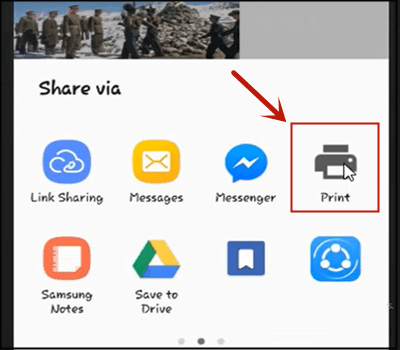 imprimer en pdf android