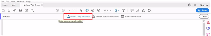protéger les pdf avec un mot de passe avec Adobe