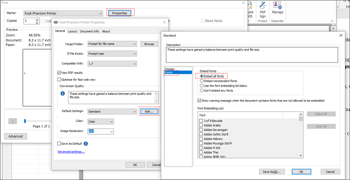 Incorporer des polices dans un PDF avec Foxit Reader