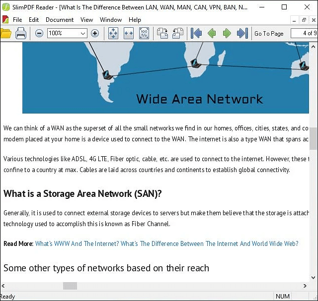 Visionneur de PDF gratuit pour Windows - Slim PDF