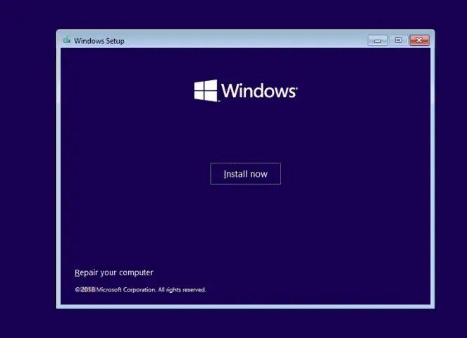 Confirmer pour réinstaller Windows