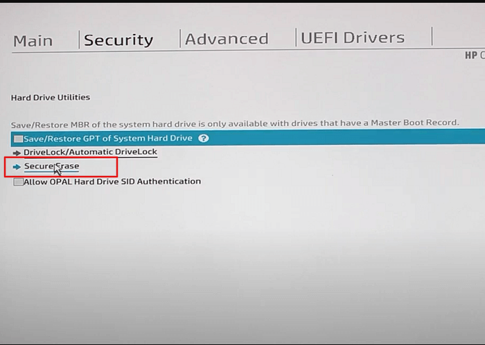 Cliquez sur lien sécurisé