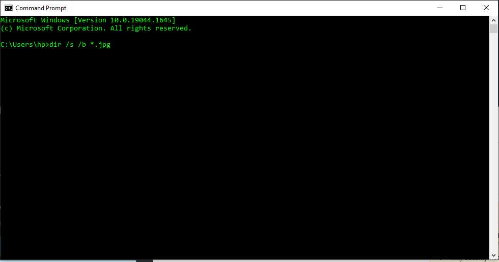 fichiers en double cmd type