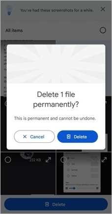 supprimer définitivement le fichier