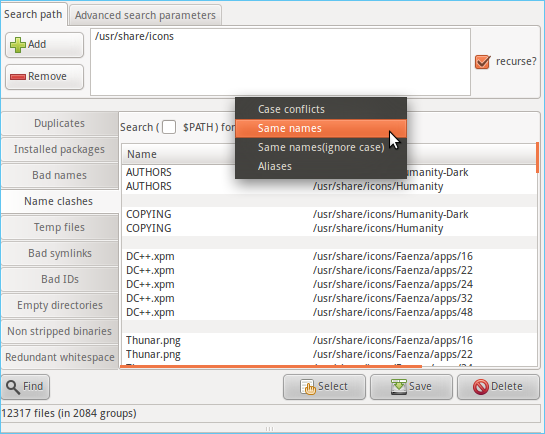trouver des fichiers par nom sous linux