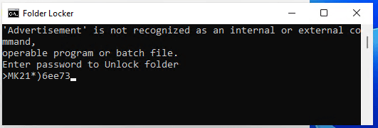 Déverrouiller un dossier