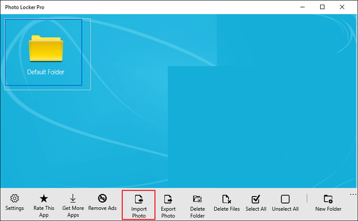 démarrer Photo Locker Pro
