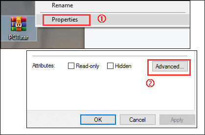 Crypter un fichier zip dans Windows. 