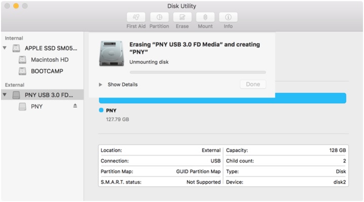 Utilitaire de disque
