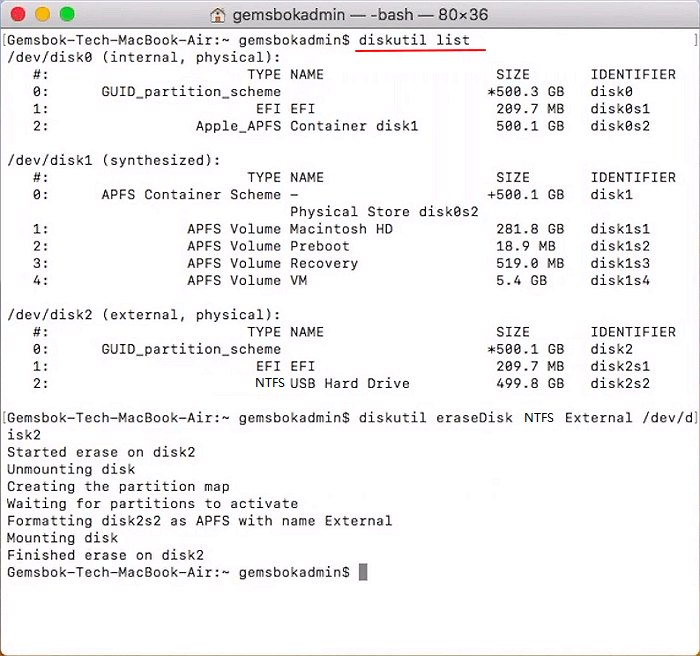Comment copier des fichiers d'un Mac sur un disque dur externe NTFS - EaseUS