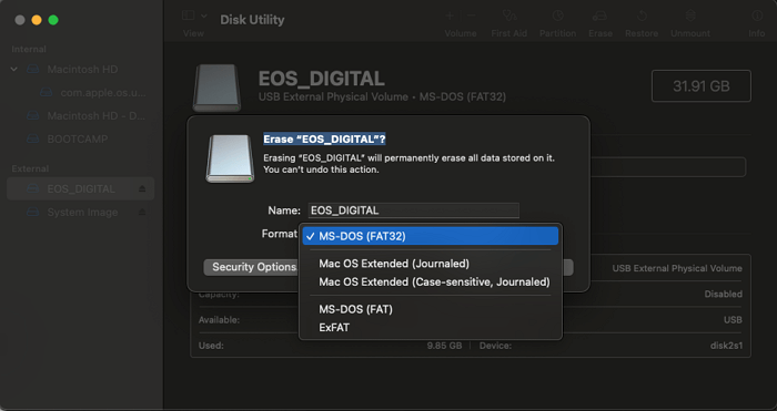 formater une clé usb