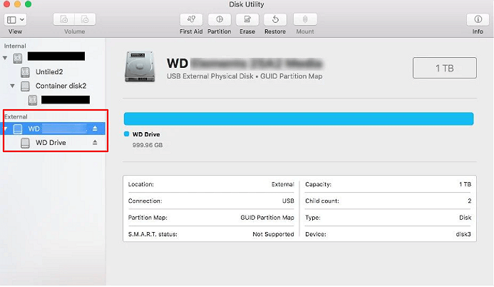 Choisir le disque WD