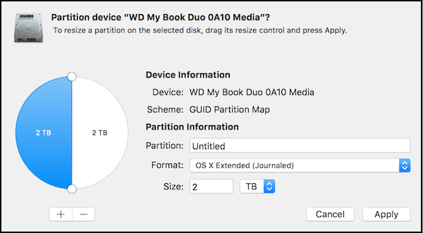 sélectionner la taille du fichier et le fichier