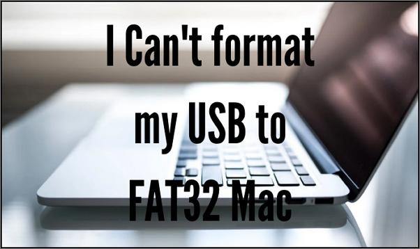 Je ne peux pas formater ma clé USB en FAT32 Mac - EaseUS