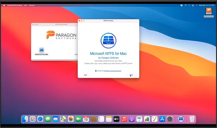installer paragon ntfs