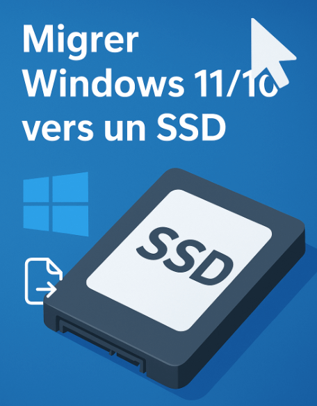 transférer Windows 10 ou Windows 11 vers un SSD 